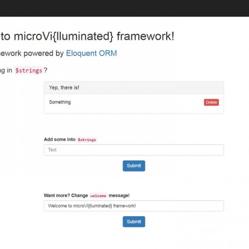microVi MVC Framework